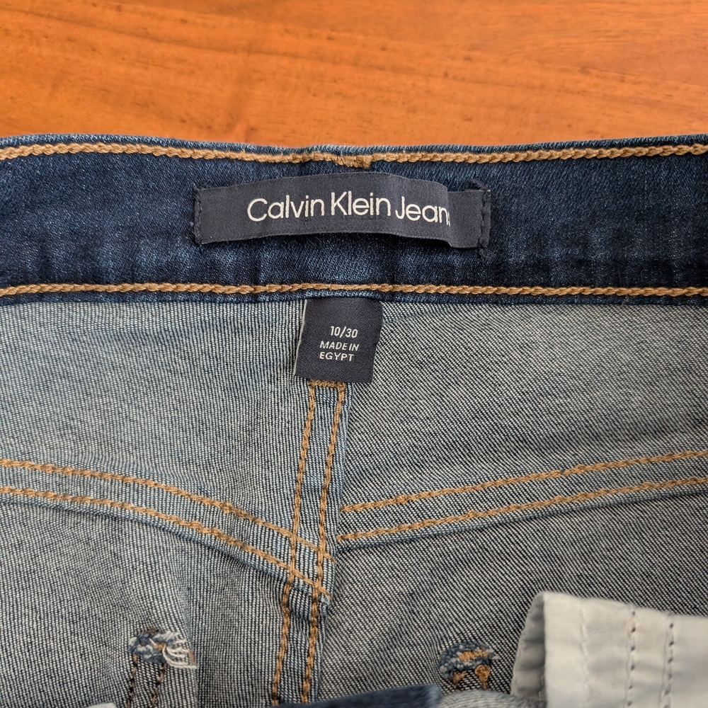 Calvin Klein Dark Blue Denim Jeans - Picture 4 of 6